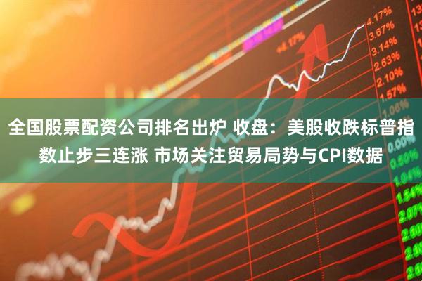 全国股票配资公司排名出炉 收盘：美股收跌标普指数止步三连涨 市场关注贸易局势与CPI数据
